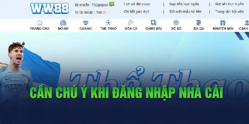 Cần chú ý khi đăng nhập Kubet